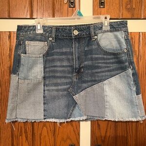 Patchwork Mini skirt